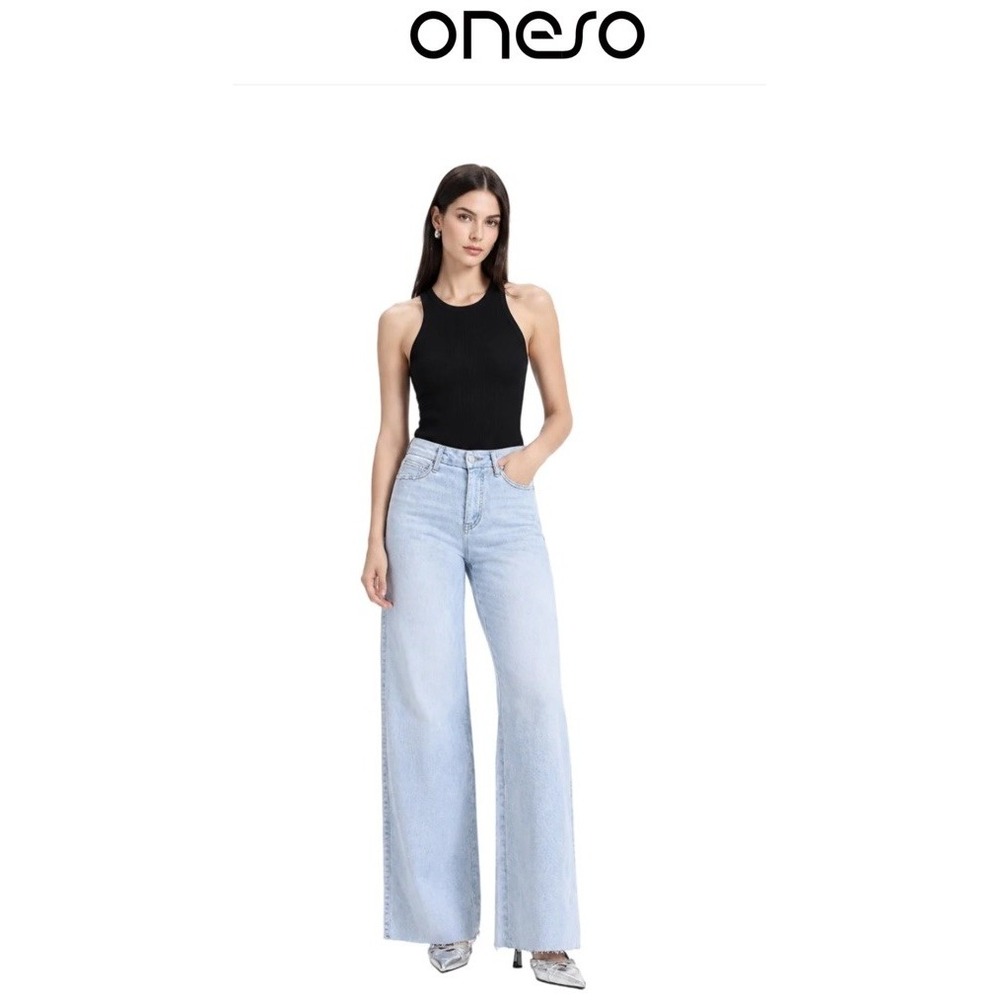 ONESO Classic Mid Rise Wide Leg Jeans NWT SIZE 24